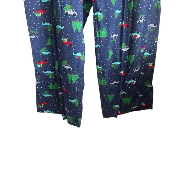 Christmas PJs Set Women 1X Red Long Sleeve Holiday Novelty Print Lounge Festive - Picture 8 of 14